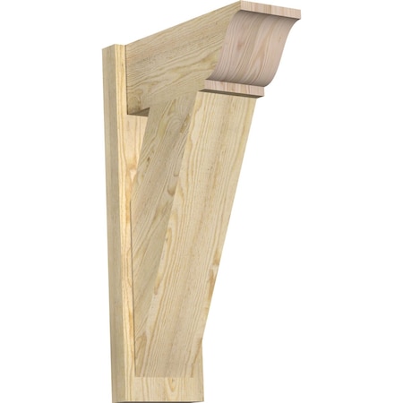 Ekena Millwork Traditional Traditional Rough Sawn Outlooker, Douglas Fir, 8"W x 18"D x 30"H OUT08X18X30TRA01RDF